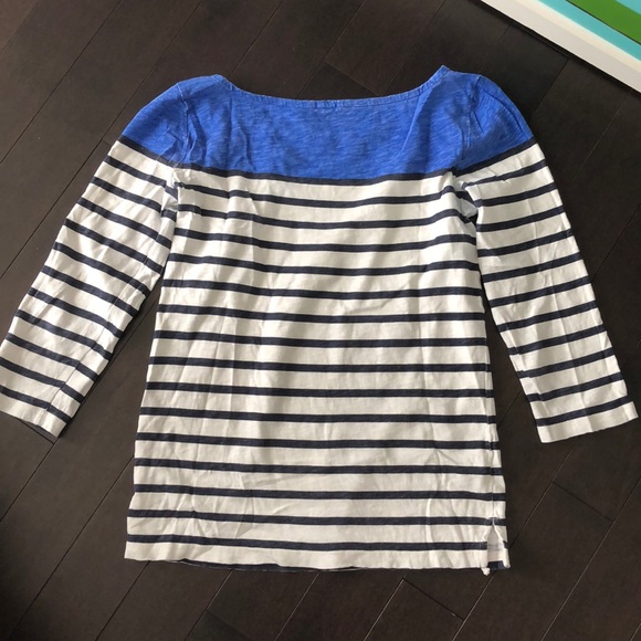 JCrew Colour Block Stripe Top - Picture 6 of 6